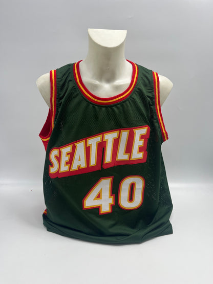 Seattle SuperSonics Jersey Shawn Kemp signiert NBA Basketball COA XL