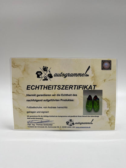 Matchworn soccer shoes Andreas Ivanschitz signed Adidas Coa