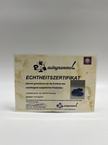 Matchworn soccer shoes Jerome Boateng signed Nike Coa