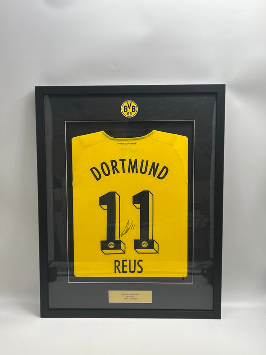 Borussia Dortmund Trikot Marco Reus signiert im Rahmen Puma BVB