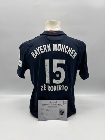 Bayern München Ze Roberto signiert Autogramm Adidas COA 176
