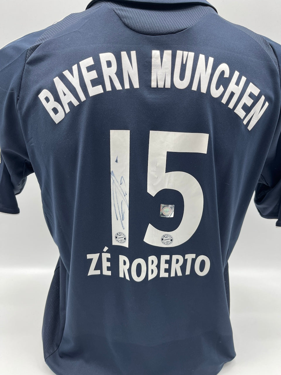Bayern München Ze Roberto signiert Autogramm Adidas COA 176
