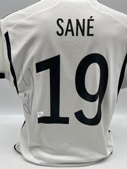 DFB Trikot Leroy Sane signiert Autogramm Adidas COA L