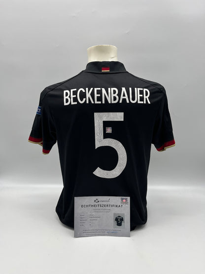 DFB Trikot Franz Beckenbauer signiert Adidas COA Deutschland DFB Kaiser M