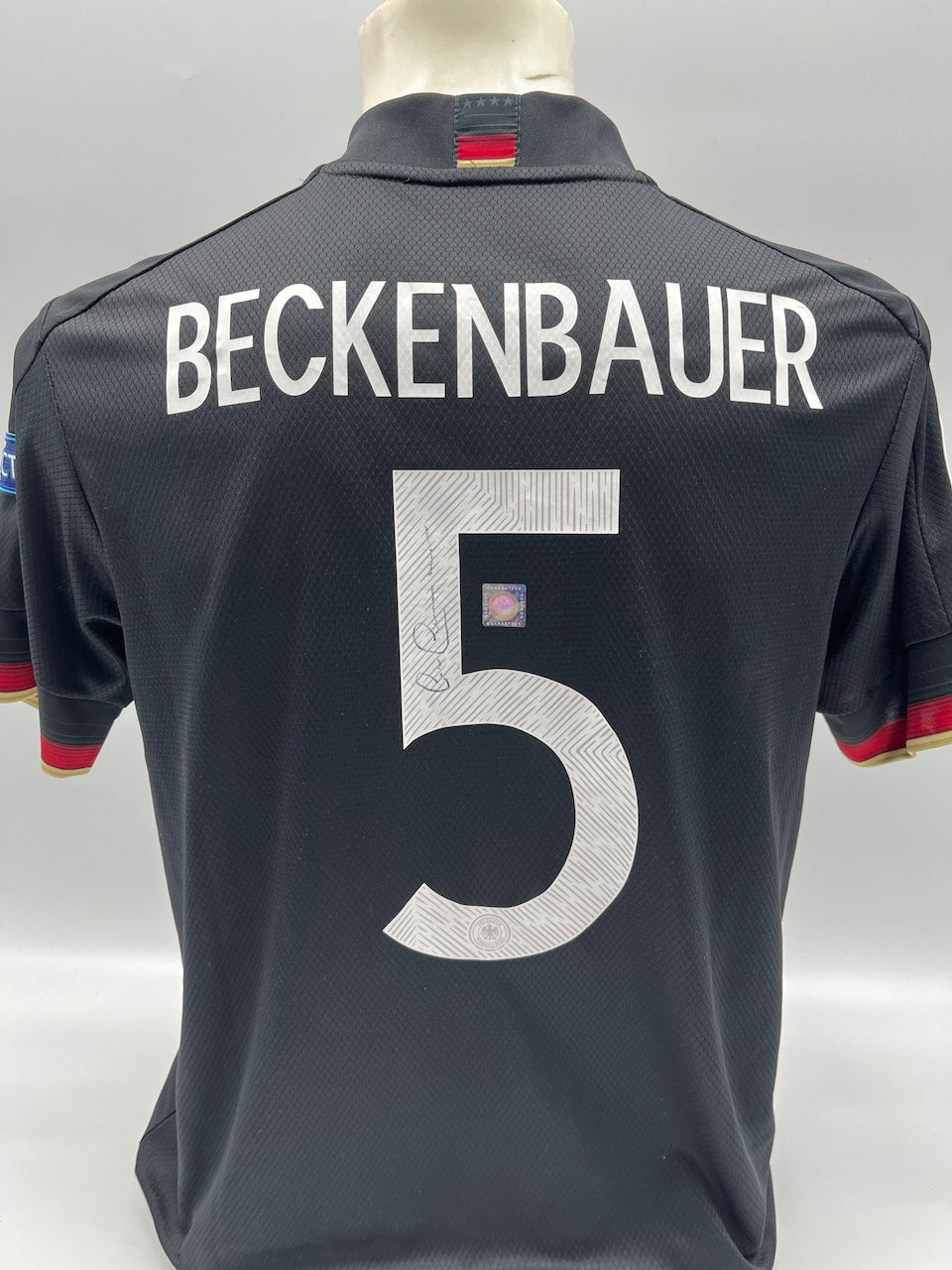 DFB Trikot Franz Beckenbauer signiert Adidas COA Deutschland DFB Kaiser M