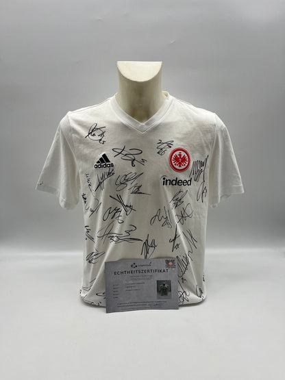 Eintracht Frankfurt T-Shirt 2025/2026 Teamsigniert COA Bundesliga L