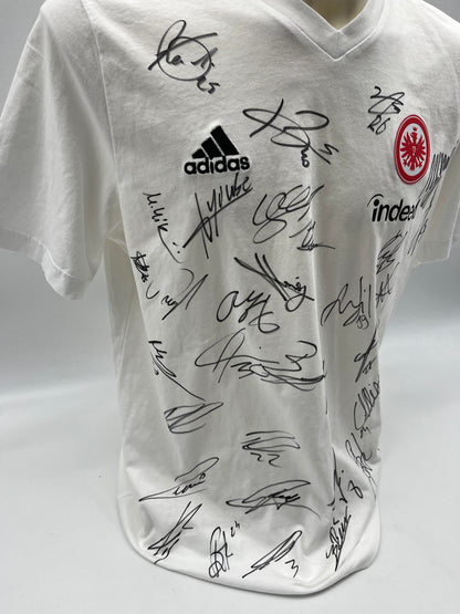 Eintracht Frankfurt T-Shirt 2025/2026 Teamsigniert COA Bundesliga L