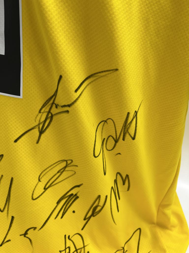 BVB Trikot 2021/2022 Teamsigniert Borussia Dortmund Haaland Bellingham Puma XL