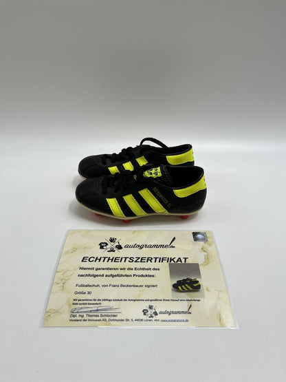 Football shoe Franz Beckenbauer signed football autograph autograph shoe new