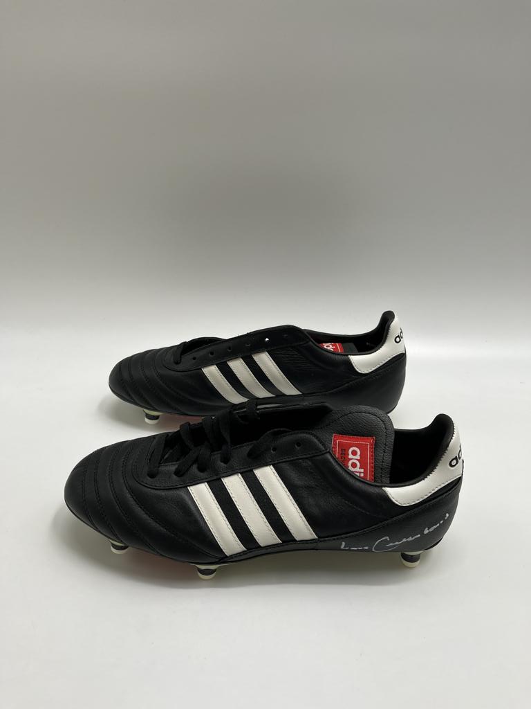 Football shoe Franz Beckenbauer signed football autograph shoe 42