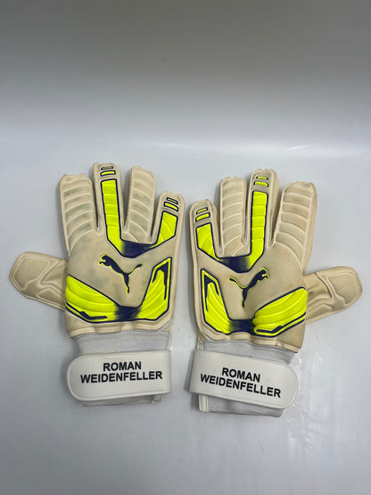 bvb handschuhe kinder Matchworn Torwart Handschuhe Roman Weidenfeller Borussia Dortmund BVB – Autogramme.de