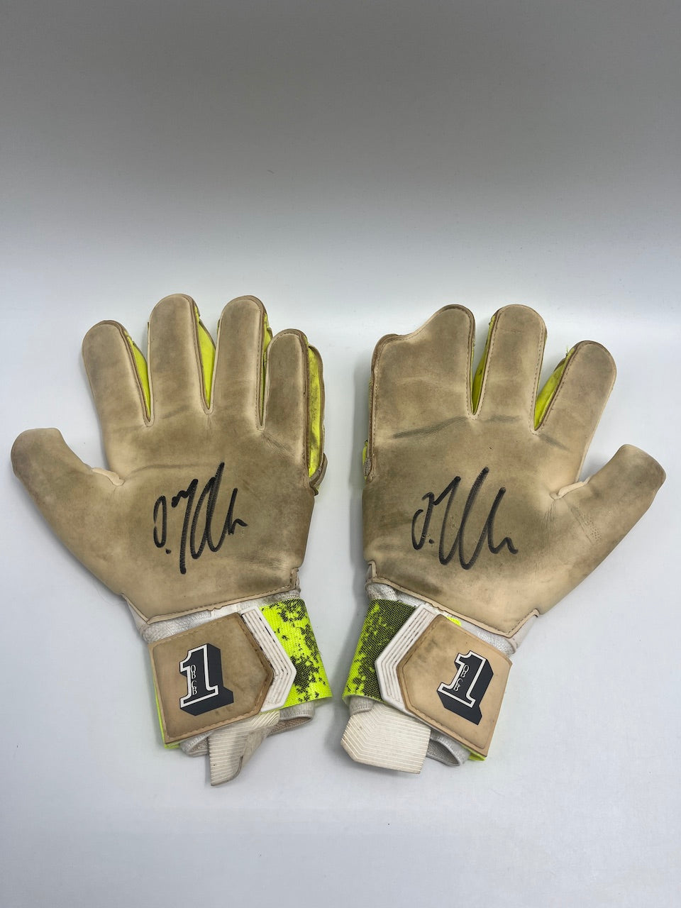 Matchworn Torwart Handschuhe Oliver Baumann signiert TSG Hoffenheim