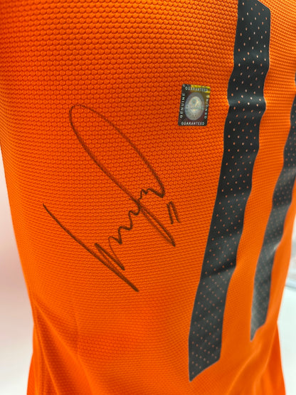 Niederlande Trikot Arjen Robben signiert Autogramm Holland XS
