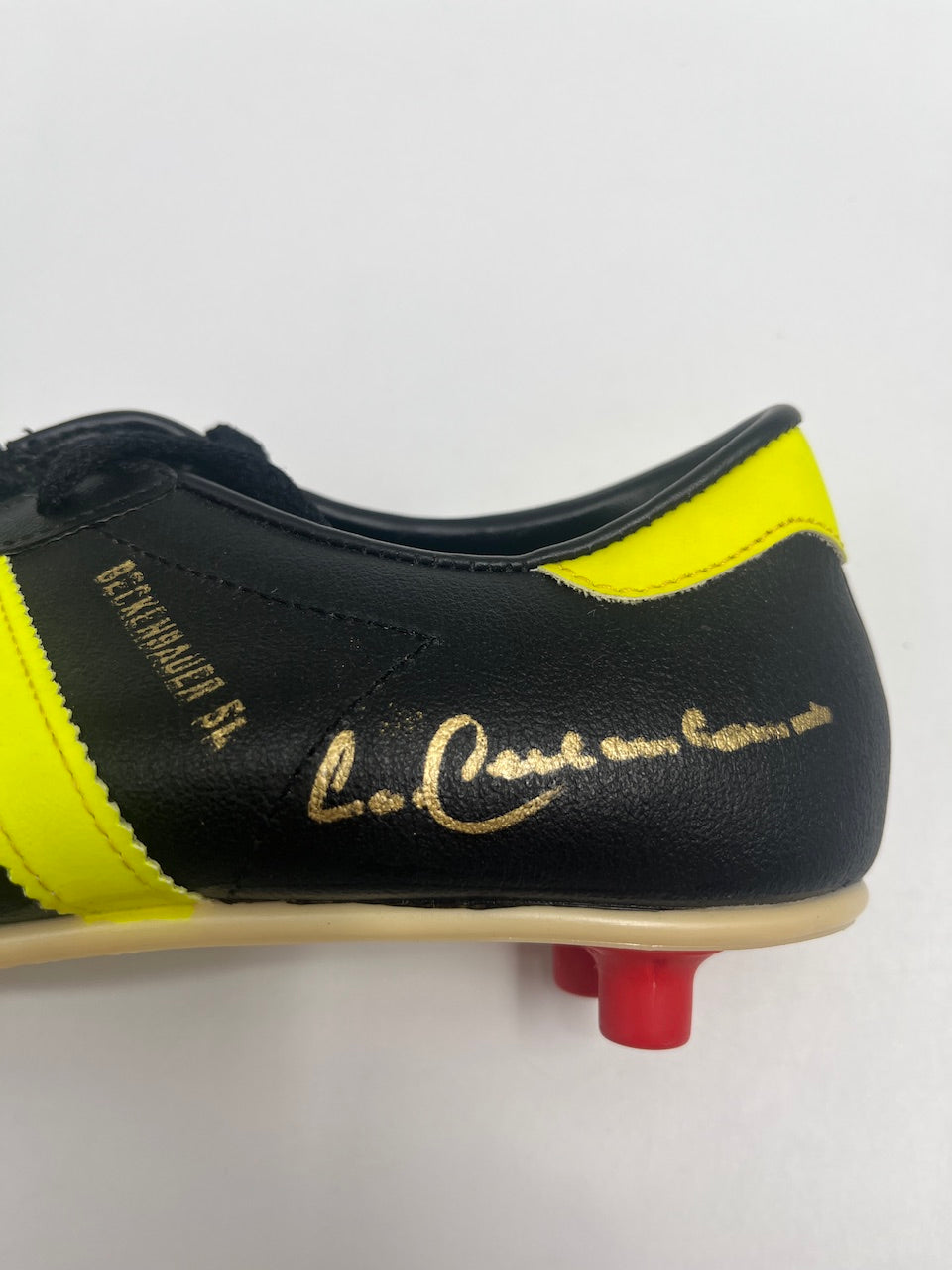 Fußballschuh Franz Beckenbauer signiert Fußball Autogramm Schuh 4 1/2