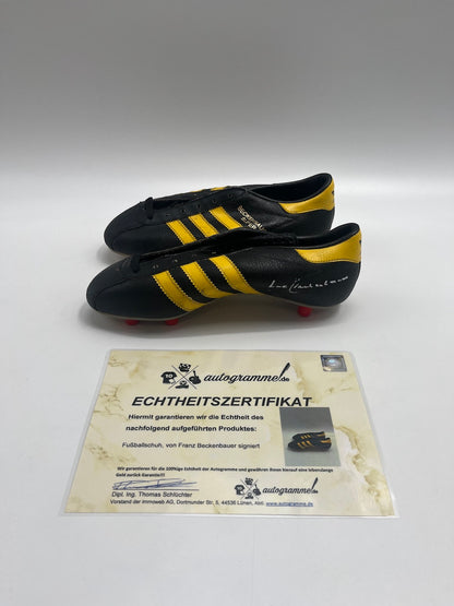 Football shoe Franz Beckenbauer signed football autograph autograph shoe coa