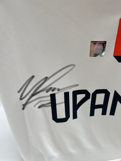 Bayern München Trikot Dayot Upamecano signiert Autogramm Adidas COA L