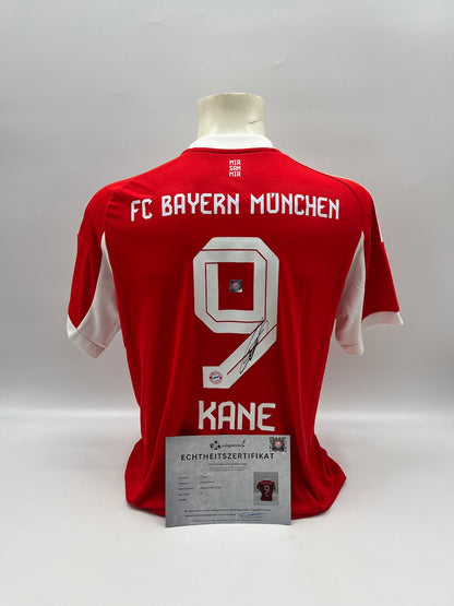 Bayern München Trikot Harry Kane signiert Autogramm Adidas COA L