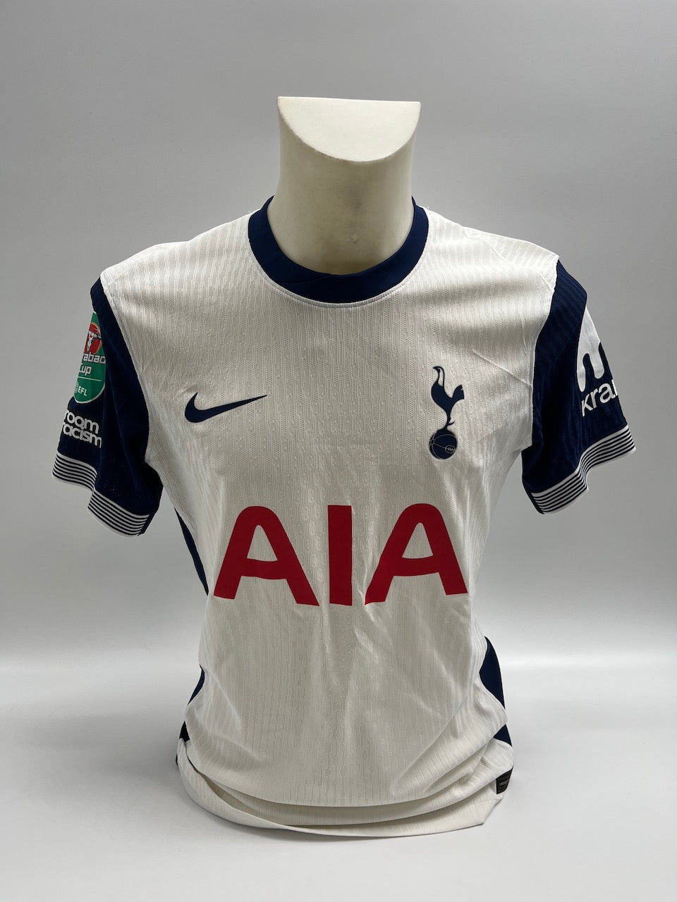 Matchworn Tottenham Trikot getragen & signiert von Will Lankshear 08.01.2025