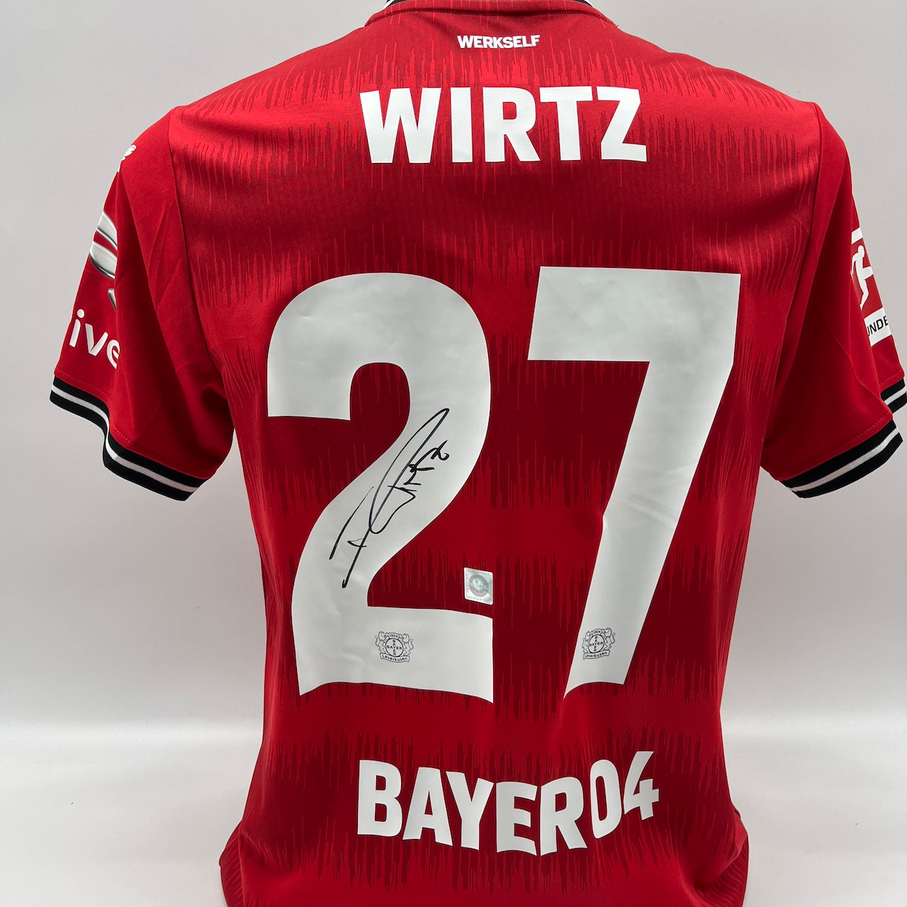 Bayer Leverkusen Trikot Florian Wirtz signiert Adidas COA Autogramm M