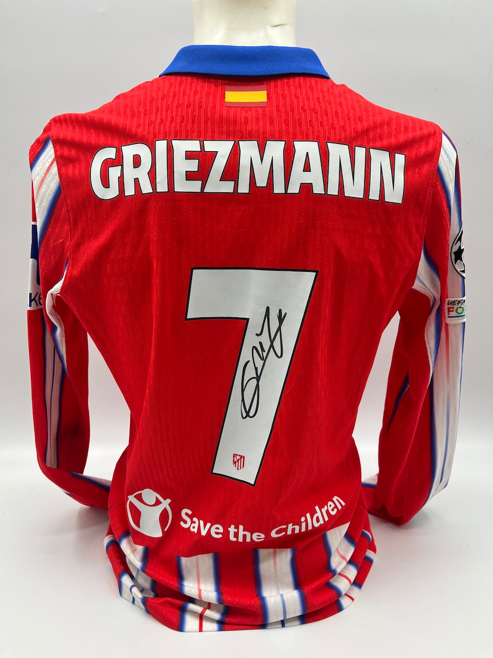 Matchworn Atletico Trikot getragen & signiert von Antoine Griezmann 21.01.2025