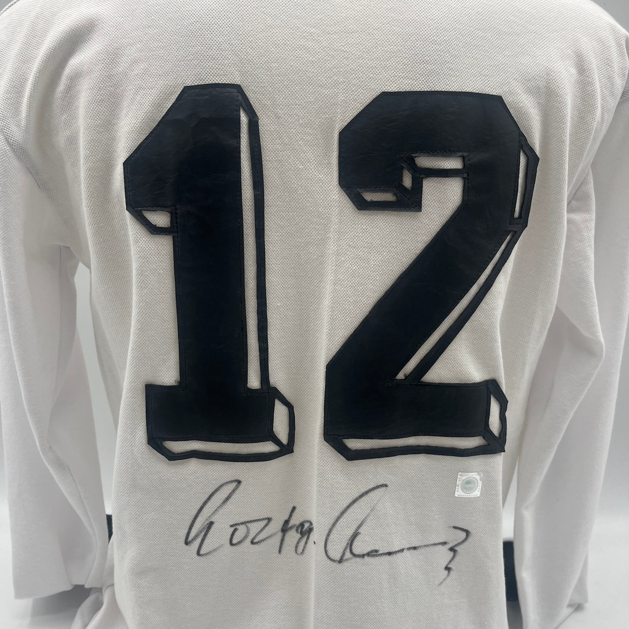 DFB Repro Trikot Wolfgang Overath signiert COA Deutschland Autogramm XL