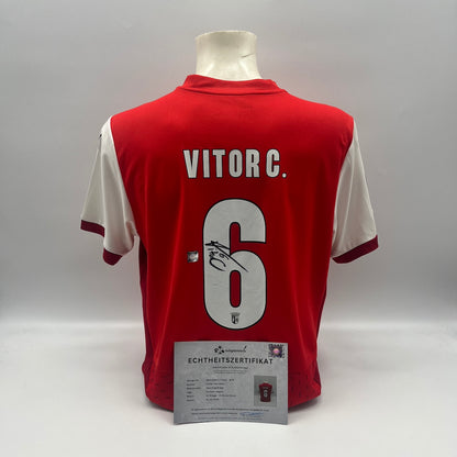 Matchworn SC Braga Trikot getragen & signiert von Vitor Carvalho 23.10.2024