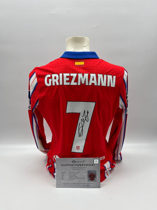 Matchworn Atletico Trikot getragen & signiert von Antoine Griezmann 21.01.2025