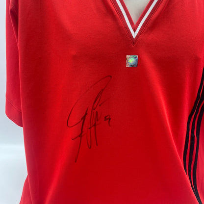 DFB Shirt Stefan Effenberg signiert Adidas COA Deutschland Autogramm XXL