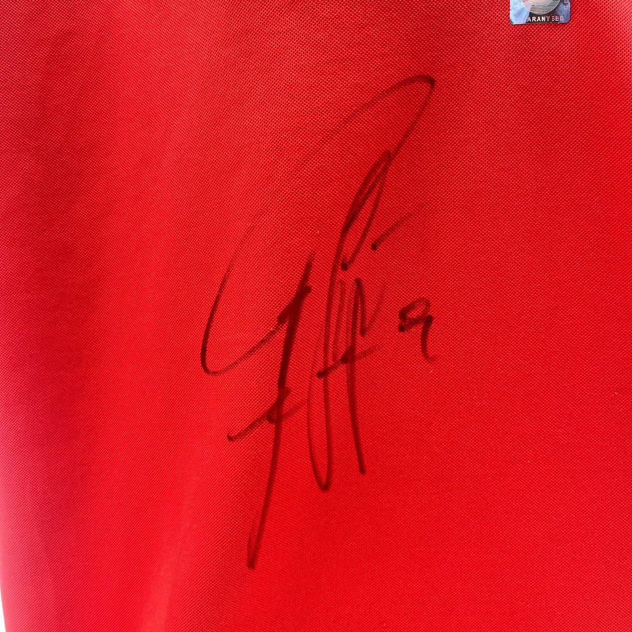 DFB Shirt Stefan Effenberg signiert Adidas COA Deutschland Autogramm XXL