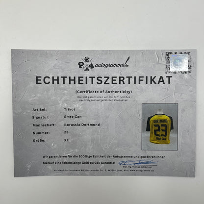 Borussia Dortmund Trikot Emre Can signiert BVB Puma COA XL