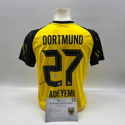 Borussia Dortmund Trikot Karim Adeyemi signiert BVB Puma COA S