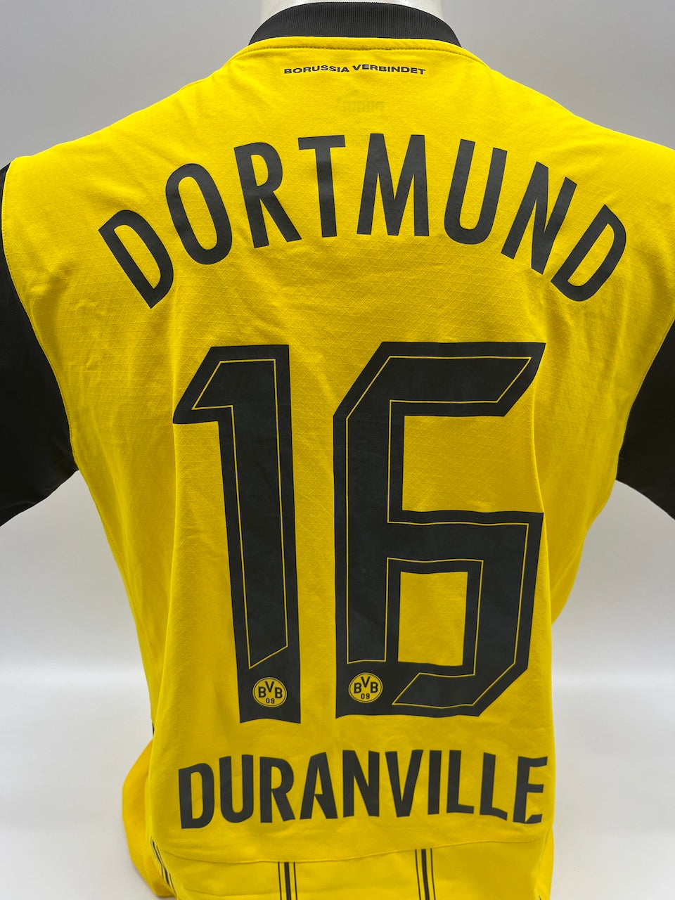 Matchworn Dortmund Trikot getragen von Julien Duranville 25.01.2025 BVB-Bremen