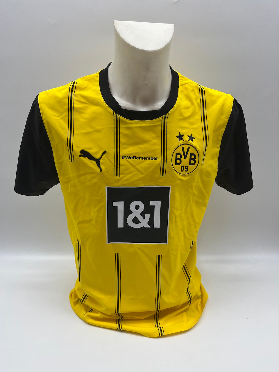 Matchworn Dortmund Trikot getragen von Julien Duranville 25.01.2025 BVB-Bremen