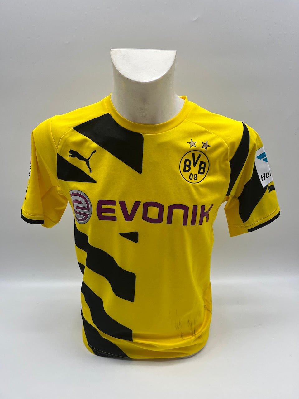 Matchworn Dortmund Trikot getragen von Kevin Kampl 20.02.2015 VFB-BVB