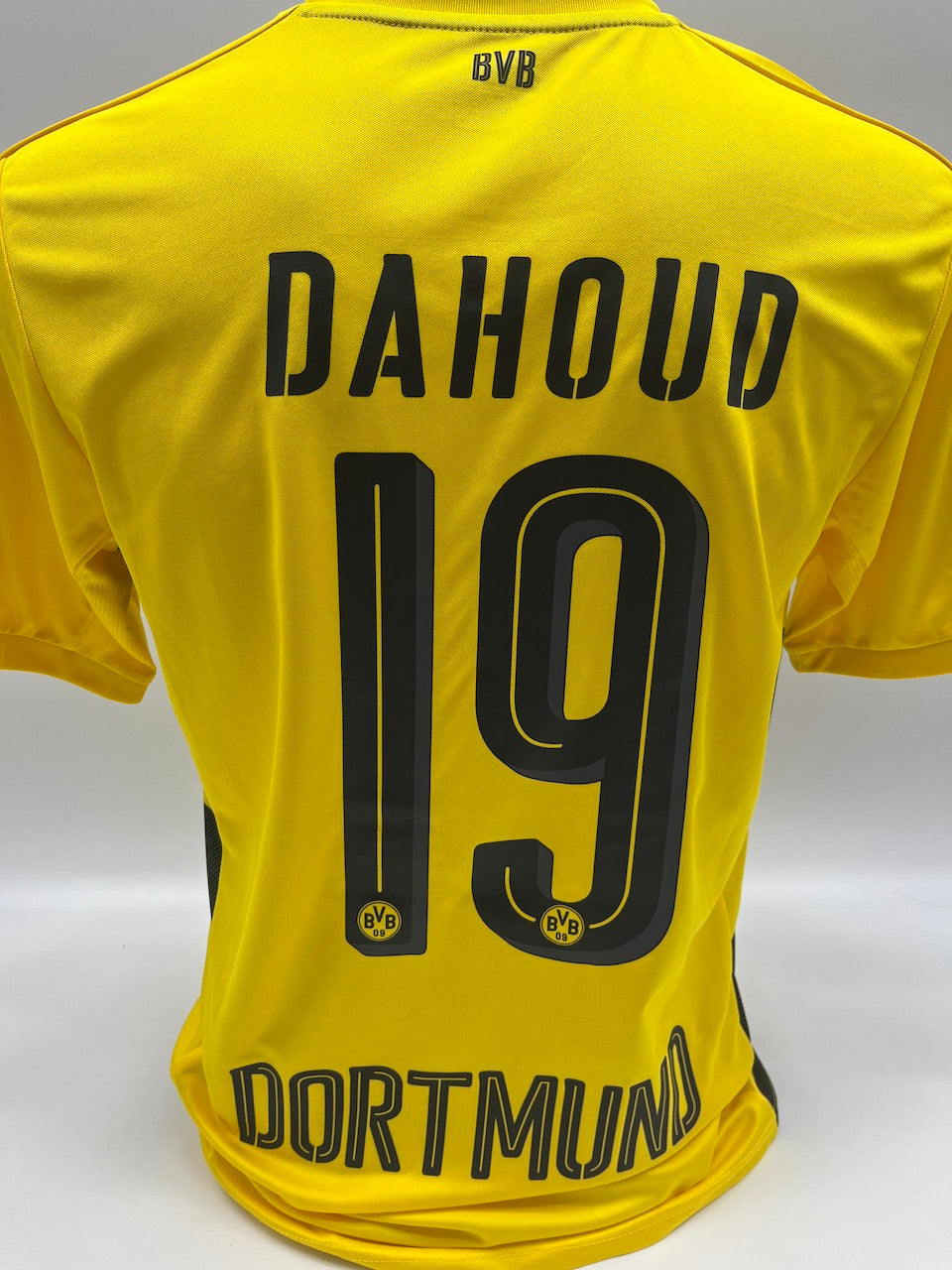 Matchworn Dortmund Trikot getragen von Mahmoud Dahoud 22.02.2018