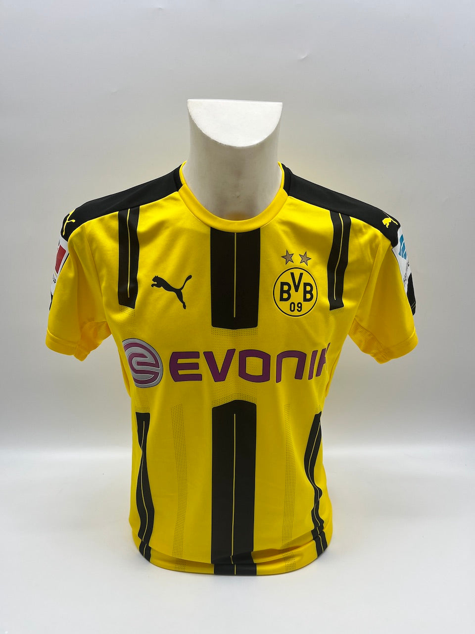 Matchworn Dortmund Trikot getragen von Sebastian Rode 14.08.2016 BVB-FCB