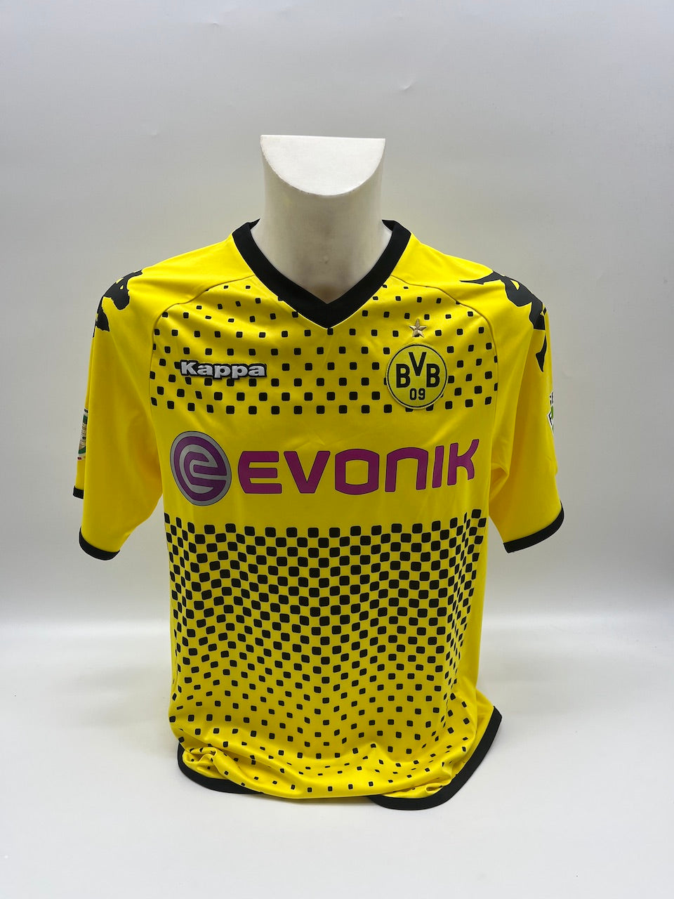 Matchworn Dortmund Trikot getragen von Mats Hummels 20.12.2011 Düsseldorf-BVB