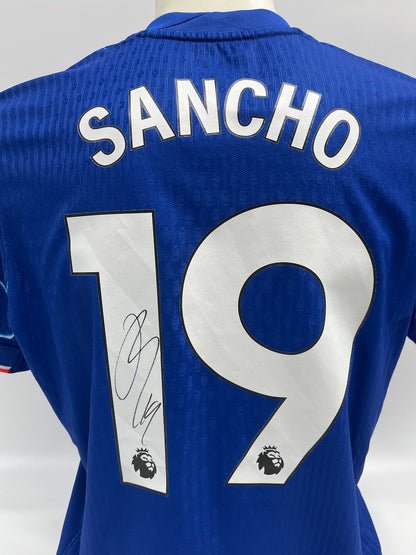 Matchworn Chelsea jersey worn & signed by Jadon Sancho 25.01.25