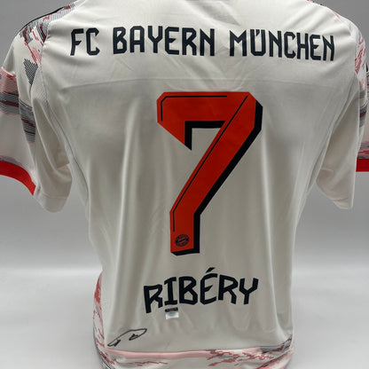 Bayern München Trikot Franck Ribery signiert Autogramm Adidas COA M