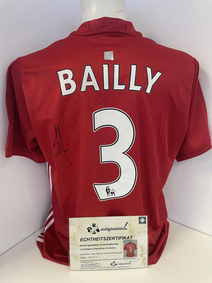Manchester United Trikot Eric Bailly signiert Autogramm Fußball England Adidas L