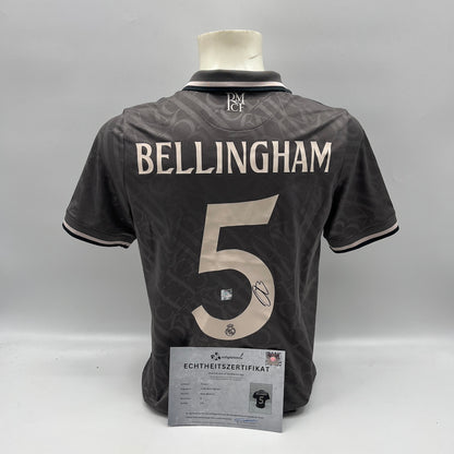 Real Madrid Trikot Jude Bellingham signiert Autogramm Adidas COA 176
