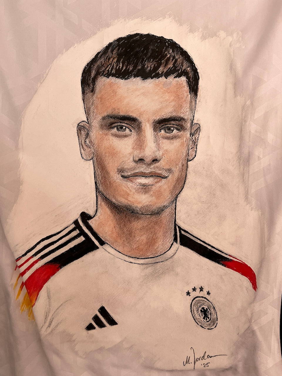 DFB jersey portrait Florian Wirtz hand painted L