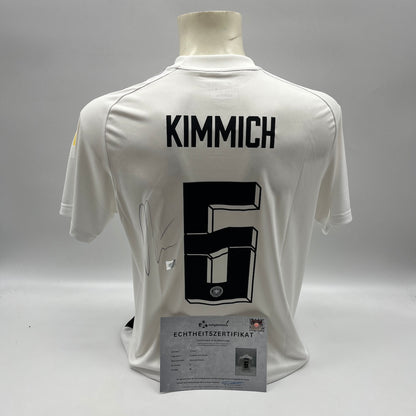DFB Trikot Joshua Kimmich signiert Adidas COA Deutschland Autogramm M