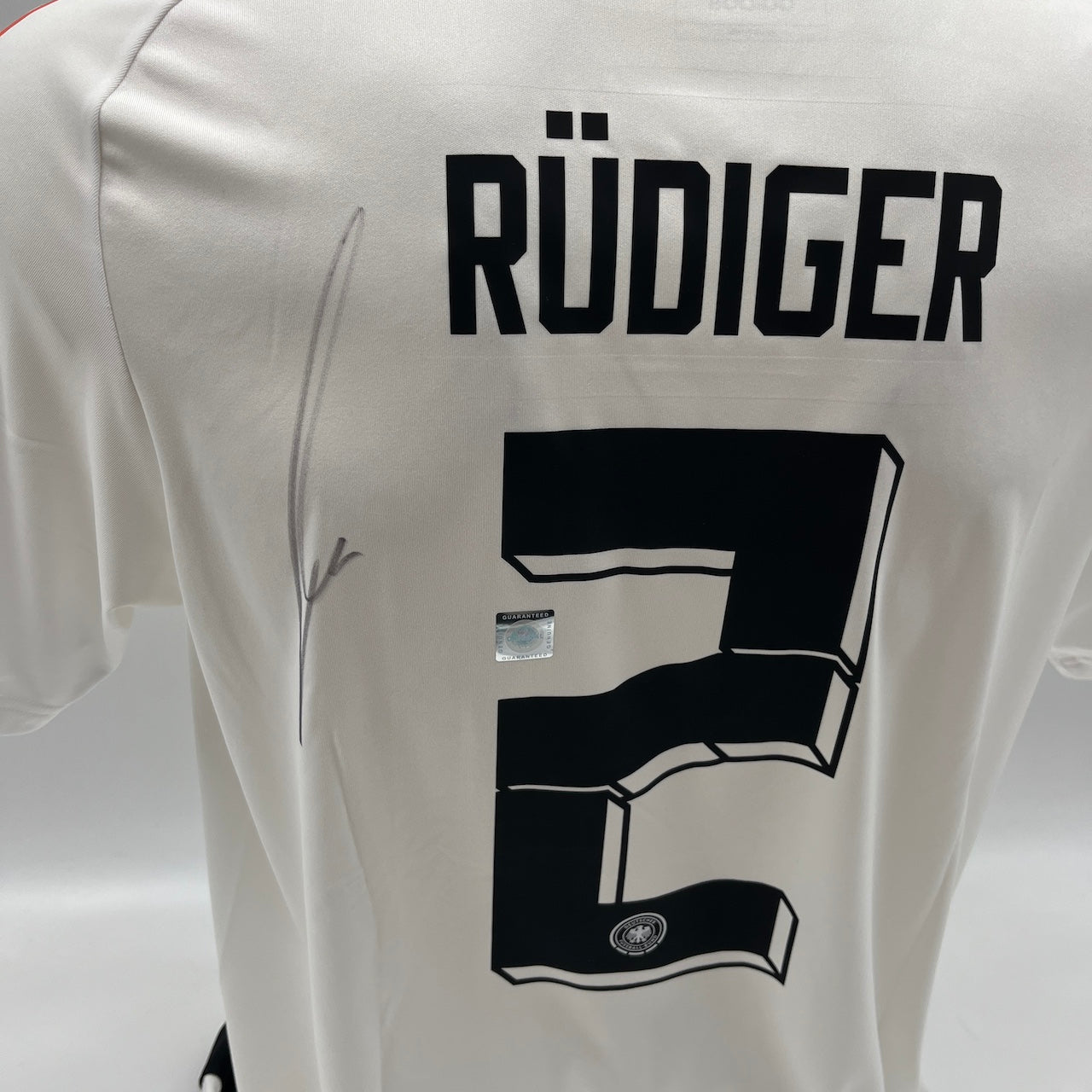 DFB Trikot Antonio Rüdiger signiert Autogramme Adidas COA M