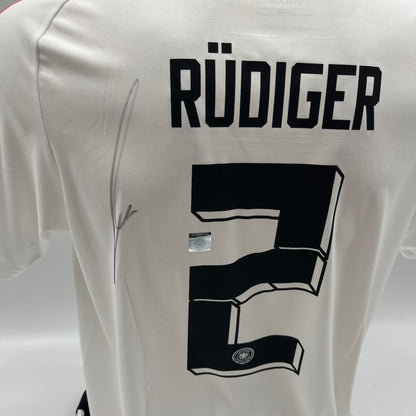 DFB Trikot Antonio Rüdiger signiert Autogramme Adidas COA M