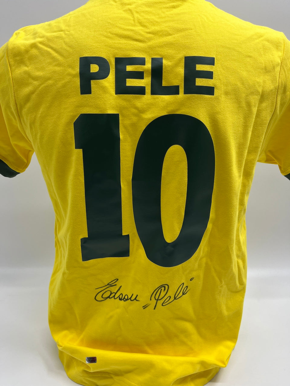 Brasilien Repro Trikot Pele signiert Neu Unterschrift Autogramm COA M