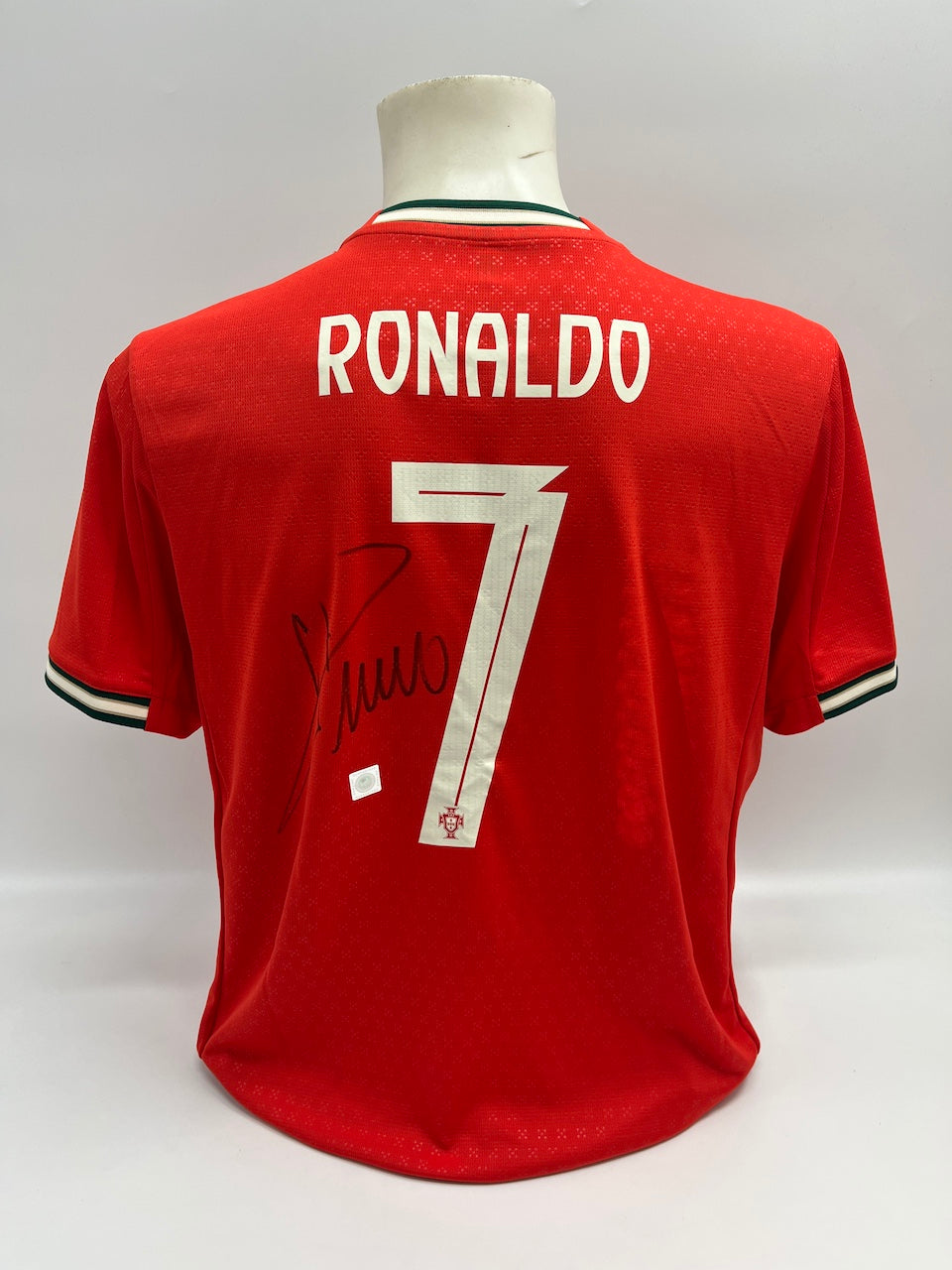 Portugal Trikot Cristiano Ronaldo signiert Autogramm COA Fußball L