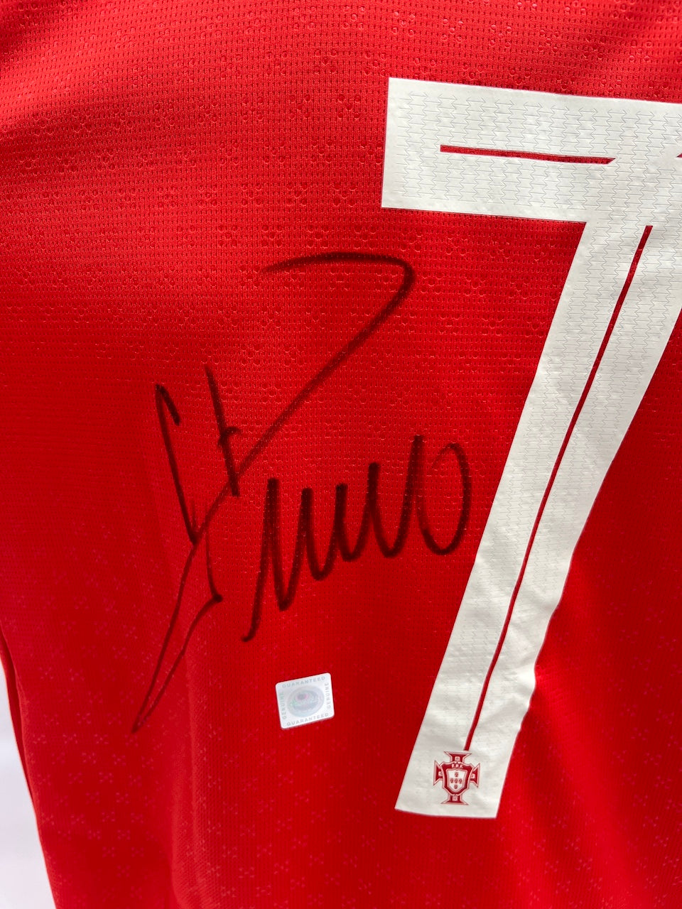 Portugal Trikot Cristiano Ronaldo signiert Autogramm COA Fußball L