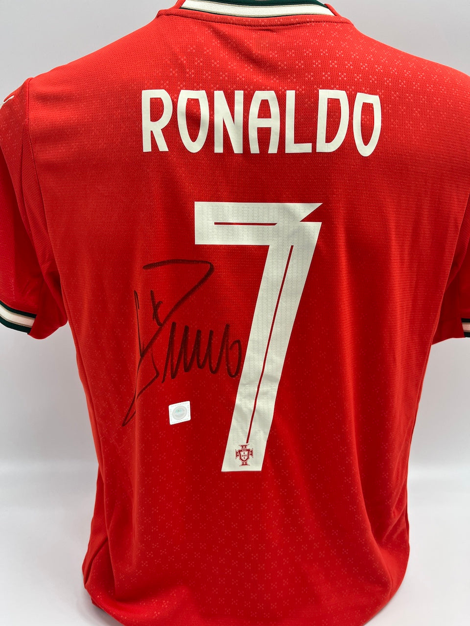 Portugal Trikot Cristiano Ronaldo signiert Autogramm COA Fußball M