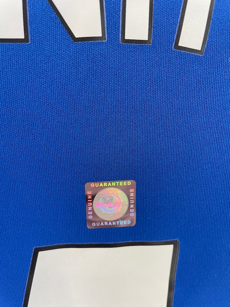 FC Everton jersey Rafael Benitez signed autograph football new england coa l